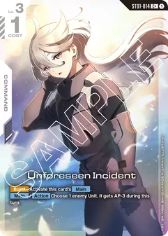 Unforeseen Incident #14a