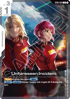 Unforeseen Incident #14d