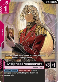 Milliardo Peacecraft #11a