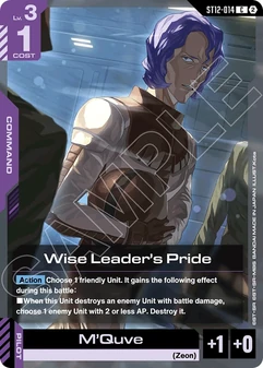 Wise Leader's Pride #14