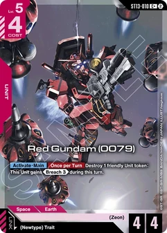 Red Gundam (0079) #10a