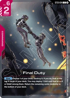 Final Duty #14