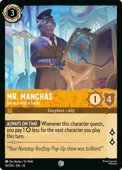 Mr. Manchas, Service with a Smile #013