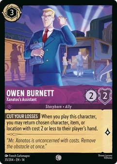 Owen Burnett, Xanatos's Assistant #035