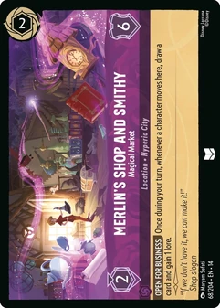 Merlin's Shop and Smithy, Magical Market #068