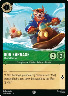 Don Karnage, Khan's Courier #070