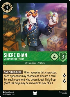 Shere Khan, Opportunistic Tycoon #081