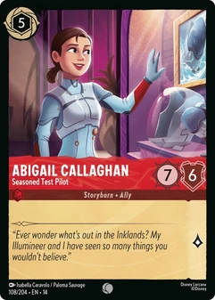 Abigail Callaghan, Seasoned Test Pilot #108