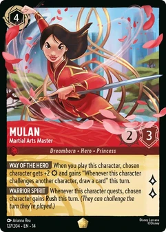 Mulan, Martial Arts Master #127