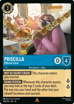 Priscilla, Efficient Clerk #148