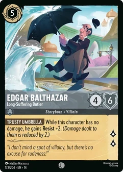 Edgar Balthazar, Long-Suffering Butler #173