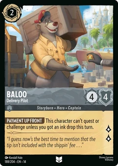 Baloo, Delivery Pilot #188