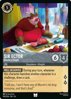 Sir Ector, Blustery Knight #190