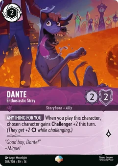Dante, Enthusiastic Stray #208