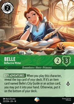 Belle, Reflective Writer #212