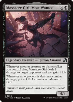 Massacre Girl, Most Wanted #234