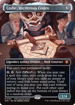 Codie, Vociferous Codex #157