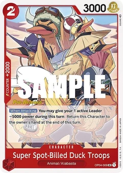 Super Spot-Billed Duck Troops #009a