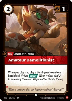 Amateur Demolitionist #001