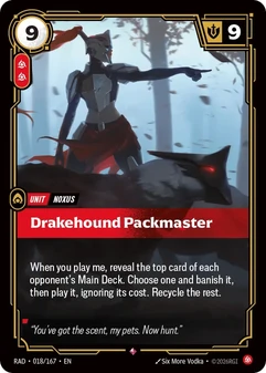 Drakehound Packmaster #018