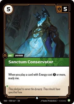 Sanctum Conservator #030