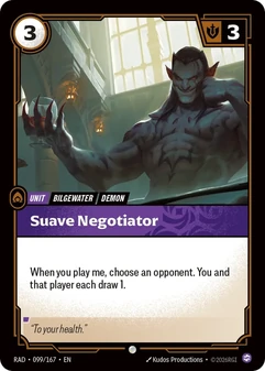 Suave Negotiator #099