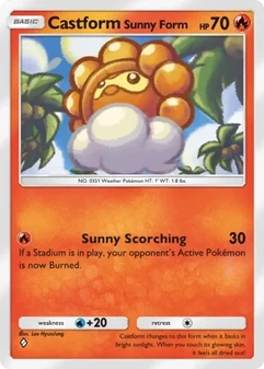 Castform Sunny Form #024
