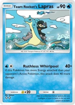 Team Rocket's Lapras #013