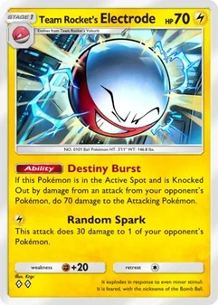 Team Rocket's Electrode #020