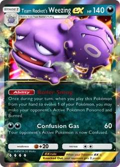 Team Rocket's Weezing ex #043