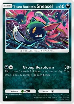 Team Rocket's Sneasel #044