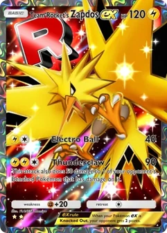 Team Rocket's Zapdos ex #081