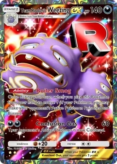 Team Rocket's Weezing ex #083