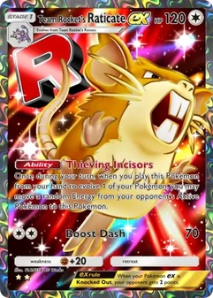 Team Rocket's Raticate ex #084