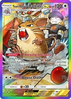 Team Rocket's Raticate ex #093